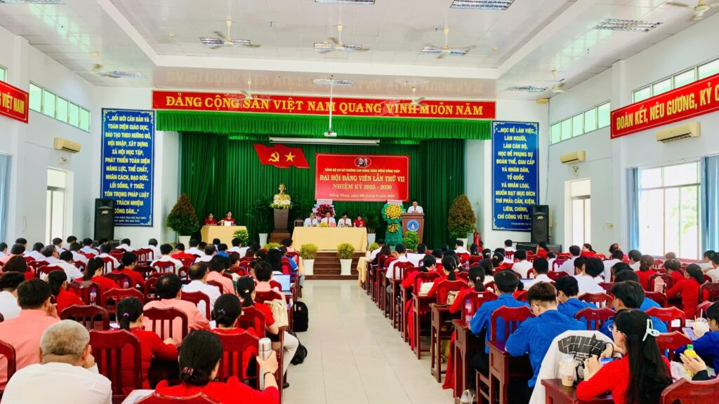 Đại hội Đảng bộ cơ sở Trường Cao đẳng Cộng đồng Đồng Tháp lần thứ VII, nhiệm kỳ 2025–2030